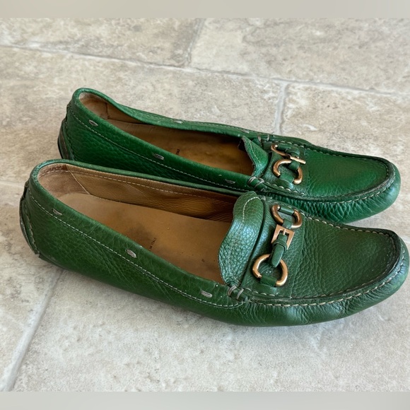 Green Prada Loafers 7 - Picture 2 of 7
